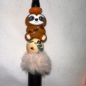 Sloth-Themed Handmade Pens - Black Available